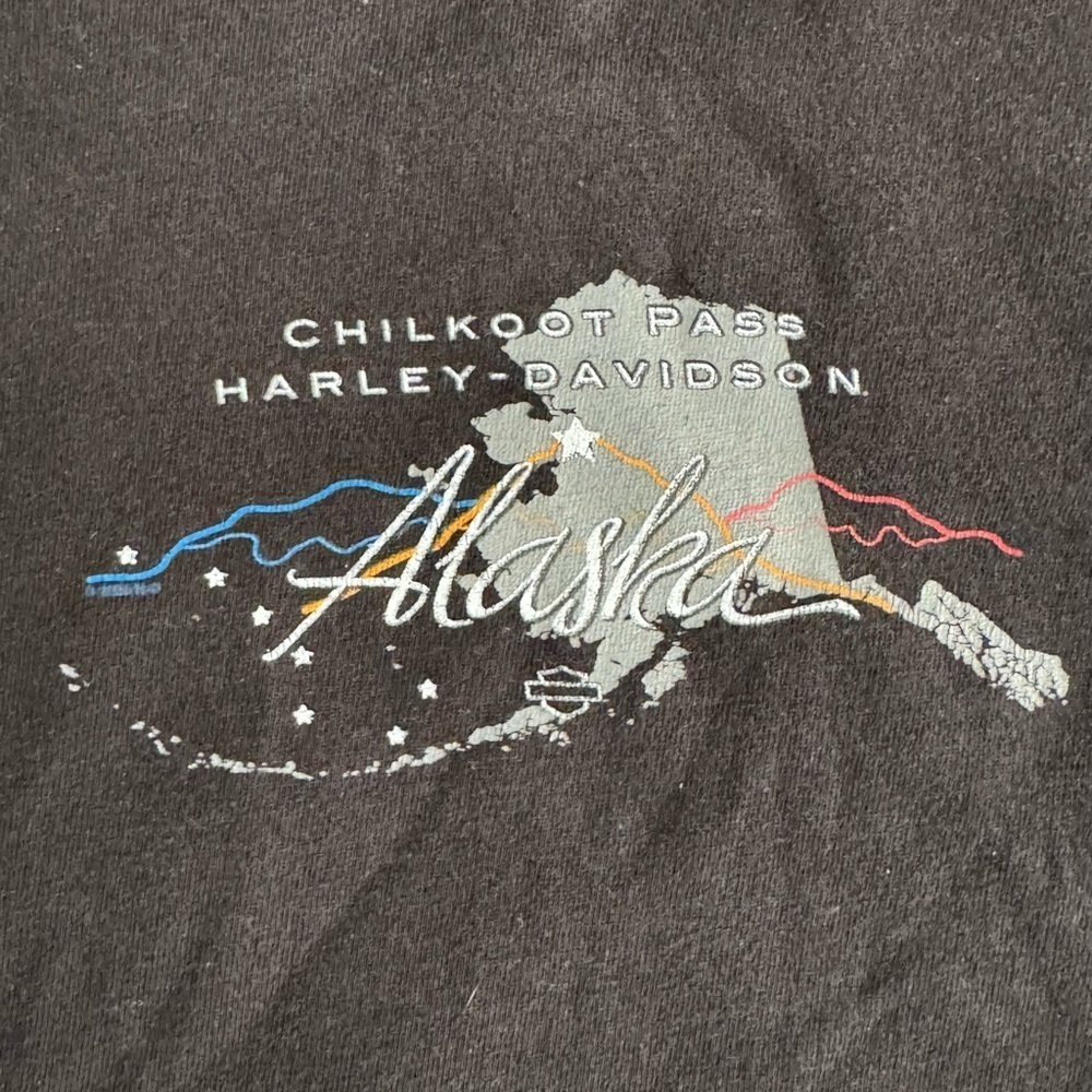 Harley-Davidson Skagway, Alaska Graphic Sleeveless Tee Tank Top - Black XL